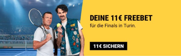 Bei Interwetten anmelden und 11€ Interwetten Freebet zu den ATP Finals sichern